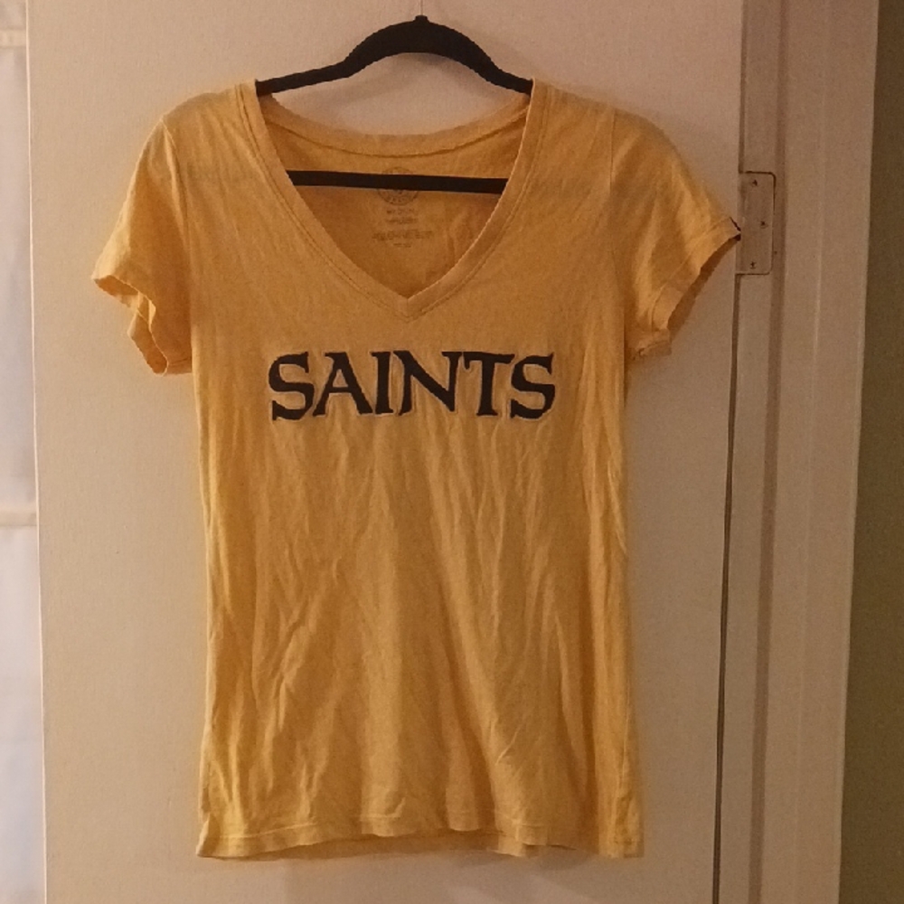 SPECIAL 2/$25 Yellow Saints V-Neck T-Shirt